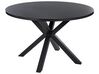Gartentisch MALETTO 120 cm 120 cm Glas Schwarz