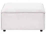 Modul Ecksofa 2-Sitzer ARDAL mit Ottomane Cord Cremeweiß linksseitig_1008068