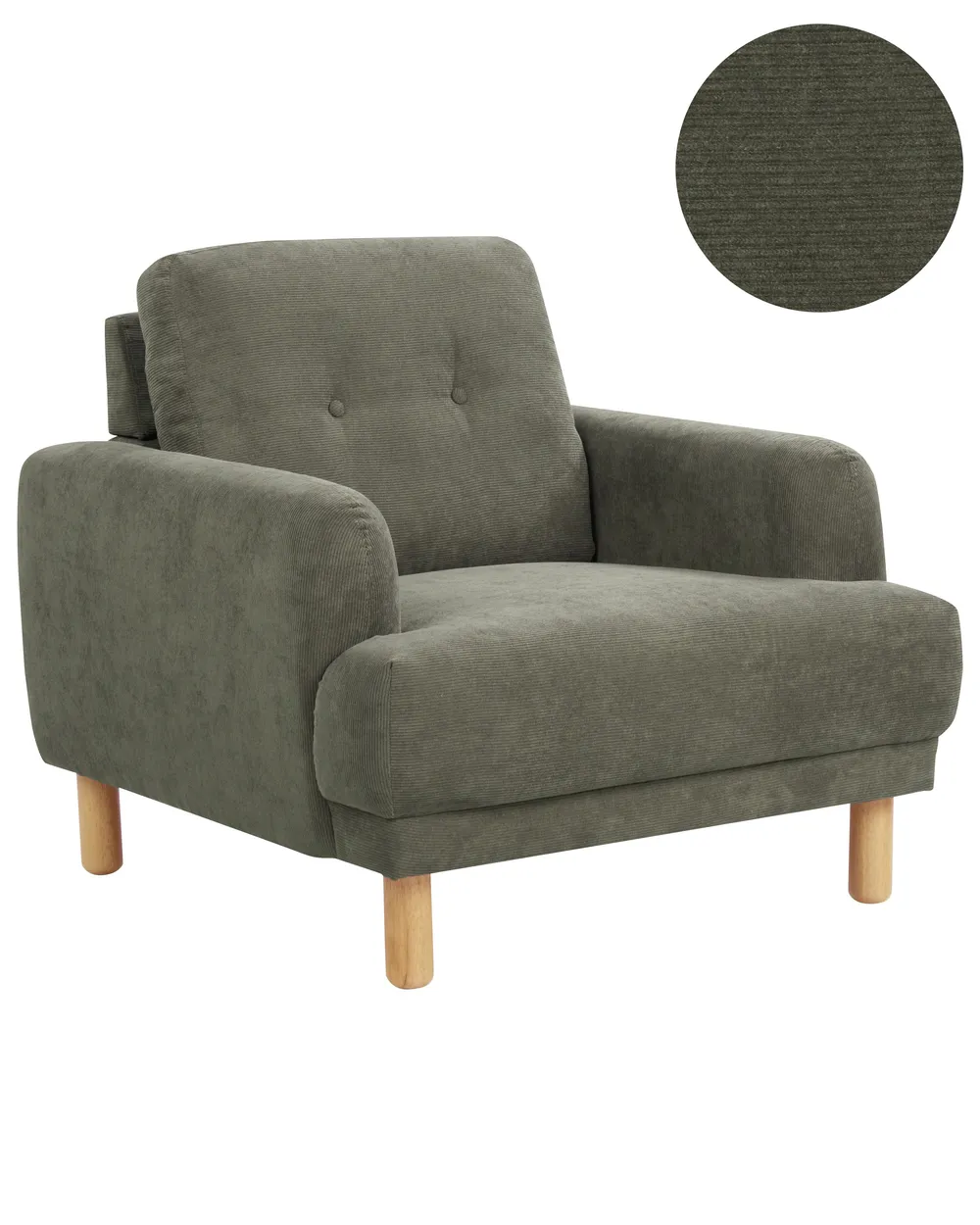 Sessel TUVE Cord Dunkelgrün