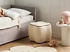 Pouffe JUNO Fabric Light Beige