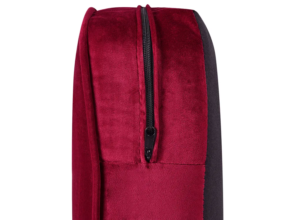 Sofa 3 Seater CHESTERFIELD Velvet Dark Red_1149599
