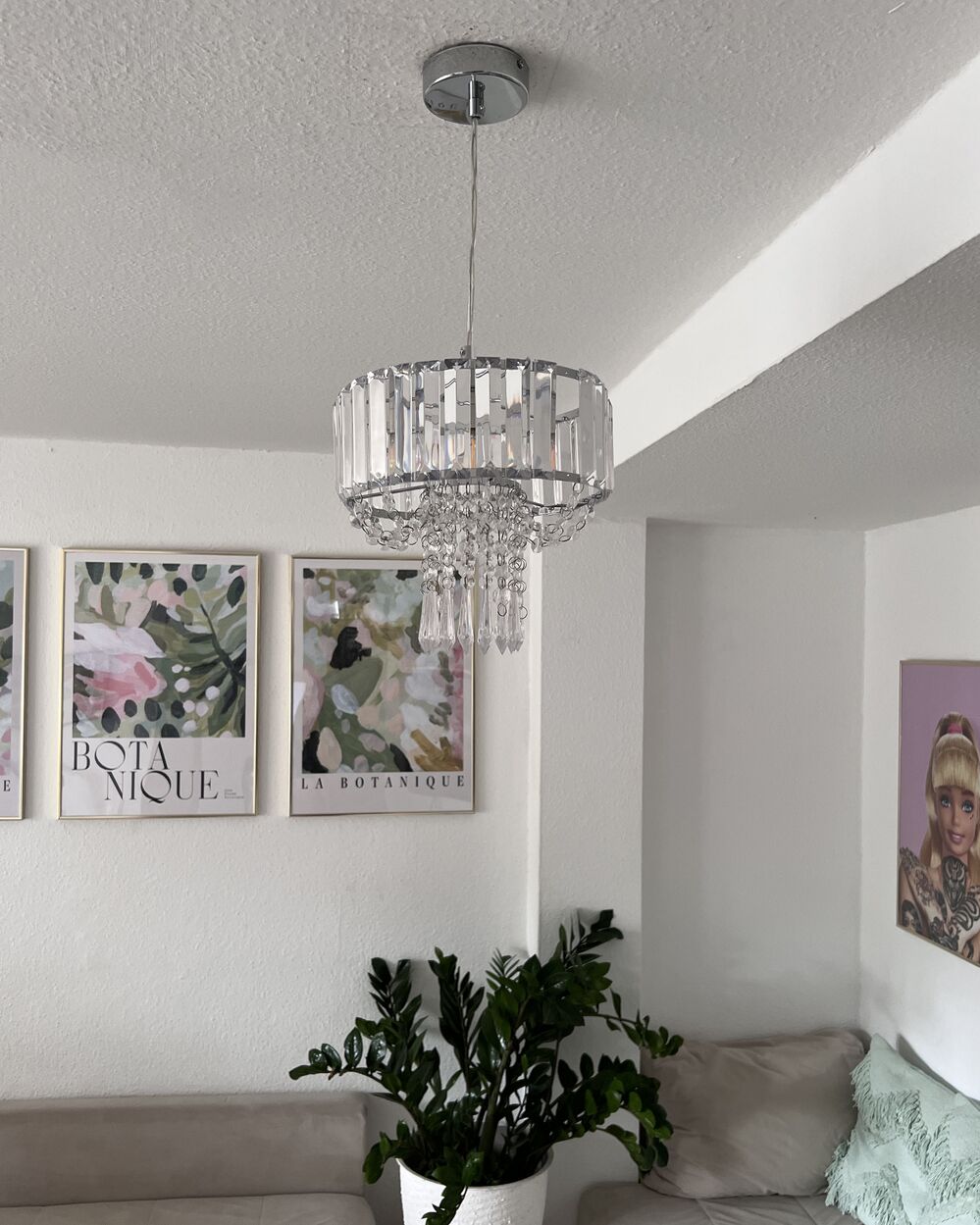 Lestenec ADORN Kovina Prozorno