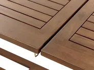 Gartenmöbel Set 6-Sitzer AMANTEA inkl. Kissen Akazienholz Cremeweiß_880473