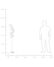 Floor Lamp RIO GRANDE Metal Off-White_859543