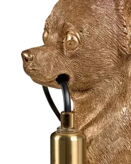 Tischlampe Hund ROCCO Gold_1003475