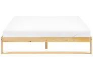 Bett ohne Kopfteil Kiefernholz TALAIRAN 160 x 200 cm Hellbraun_1131337