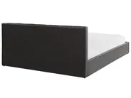 Bett mit Stauraum DREUX Kunstleder Dunkelgrau 180 x 200 cm_793205