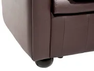 Sofa 3 Seater CHESTERFIELD Leather Brown_539732