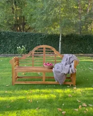 Gartenbank MARLBORO 180 cm Akazienholz Hellbraun_1022686