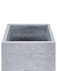 Blumenkübel PAROS 30 cm Hellgrau_701520