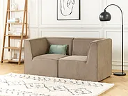 Modulsofa 2-Sitzer LEMVIG Cord Taupe_1154527