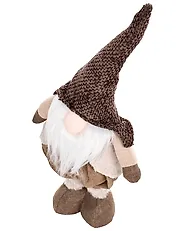 Weihnachtsdekoration 3er Set KOSKENKORVA 70/58-80/80-104 cm Zwerg Braun_1174192