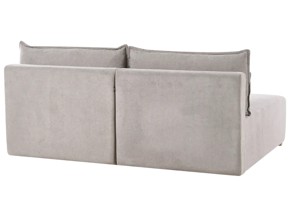 Modul Ecksofa NERBO Stoff Grau linksseitig_1035201