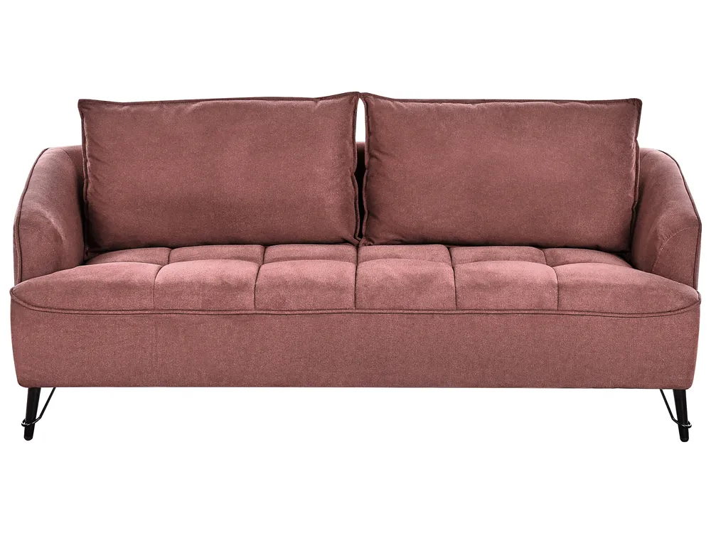Sofa Set 5-Sitzer HOBRO Stoff Burgunderrot_948049