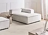 Linksseitige Chaiselongue ARDAL Cord Cremeweiß