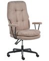 Office Chair MELOCUSH Fabric Brown