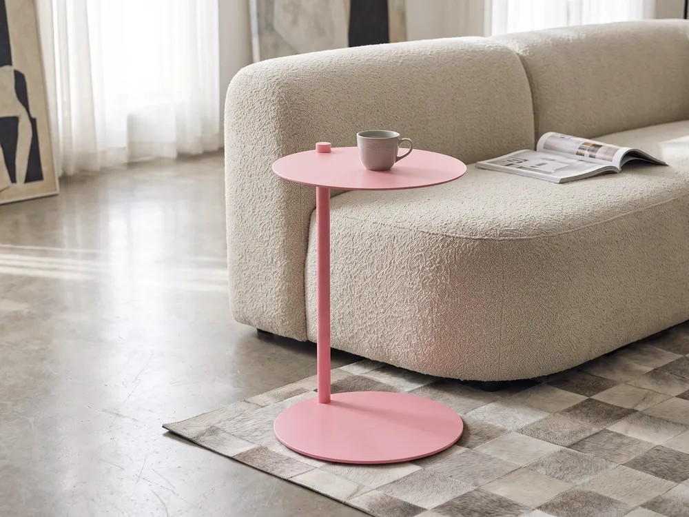 Side Table KENSICO Metal Pink_1150342