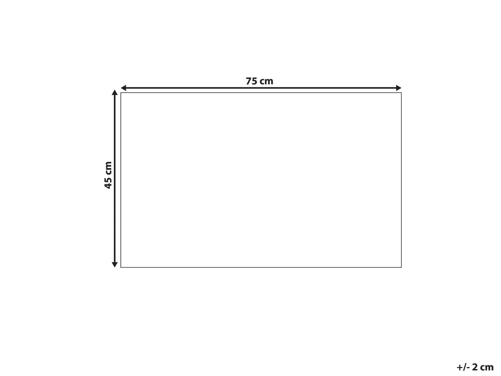 Fußmatte TUKSUK Braun / Beige 45 x 75 cm Kokosfasern_1049718