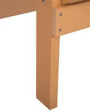 Gartenstuhl ADIRONDACK mit Fußstütze Braun_809453