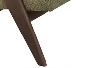 Sofa Set TAMRE Bouclé Grün / Dunkelbraun_985329