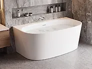 Vorwand-Badewanne PARNAIBA 160 x 80 cm Weiß_1168361