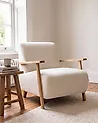 Sessel LESJA Bouclé Hellbeige