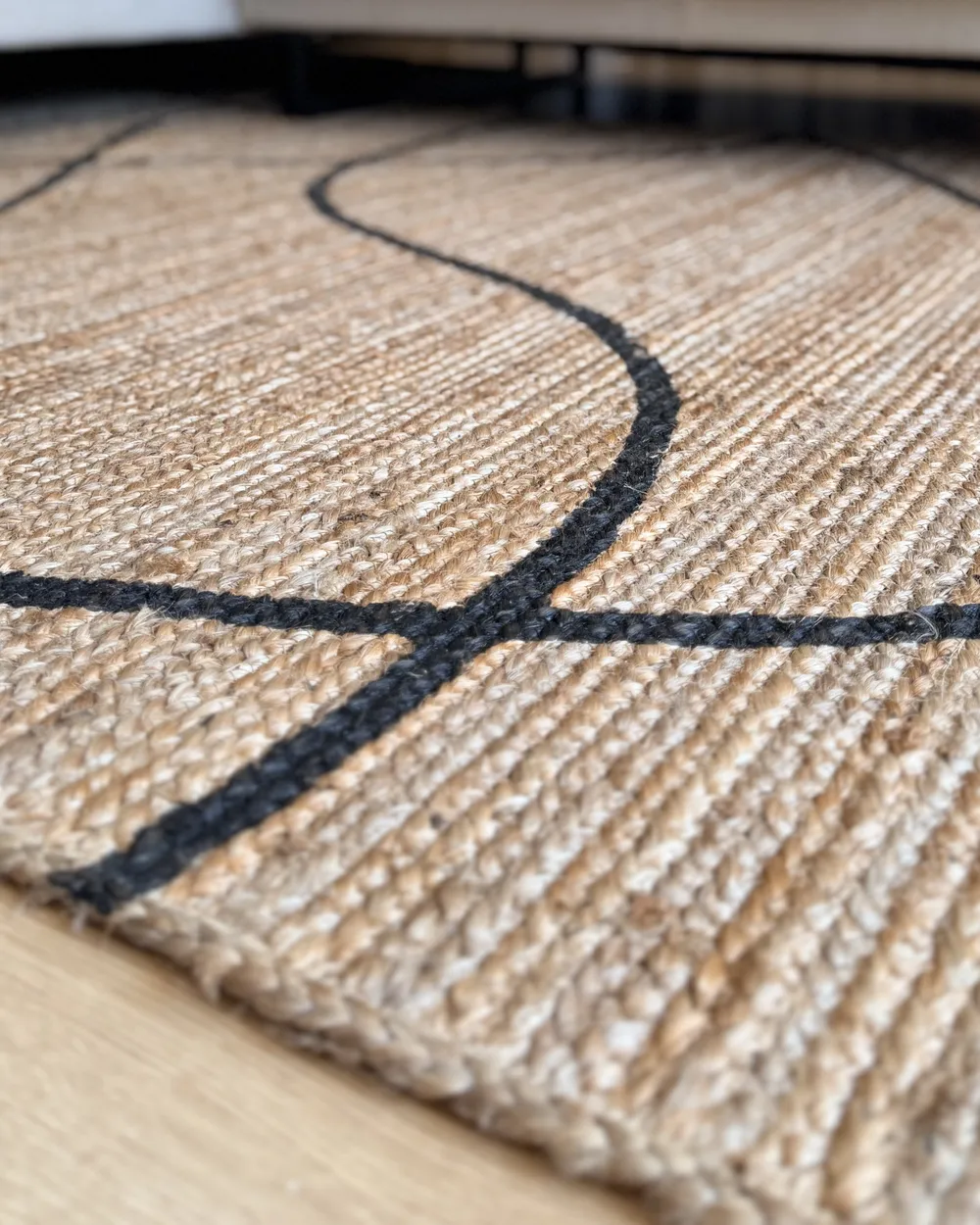 Teppich GHOTA Beige 160 x 230 cm Jute_1063177