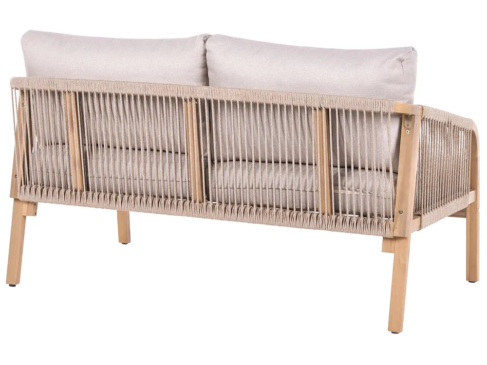 Gartensofa 2-Sitzer SUMBA Akazienholz Hellbraun_1086730