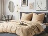 Bettwäsche-Set AVONDALE 155 x 220 cm Baumwollsatin Beige