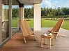 Outdoor Beistelltisch BELLANO 35 cm 40 cm Akazienholz Braun