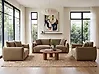 Sofa Set 5-Sitzer JUBEK Samtstoff Braun