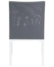 Set of 6 Garden Chairs BACOLI Fabric Dark Grey_825766