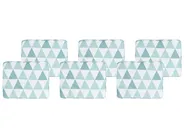 Gartenstuhlkissen 6er Set TOLVE 39 x 31 cm Hellblau_849045