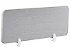 Desk Screen ZIGGY 120 x 40 cm Light Grey