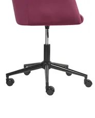 Desk Chair VENICE Velvet Burgundy_1057522