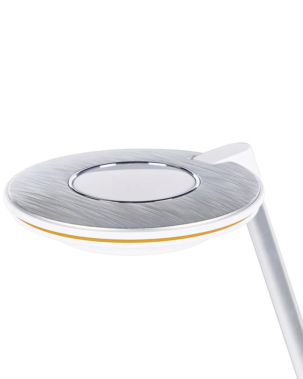 LED Schreibtischlampe CORVUS mit Dimmer Metall Weiß / Silber_854196