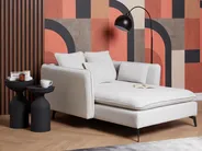 Chaise Longue CHARMES Fabric Light Beige_894546