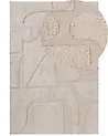 Teppich DIYADIN Beige 160 x 230 cm Baumwolle