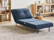 1-Sitzer Schlafsofa JERSLEV Stoff Blau_1010067