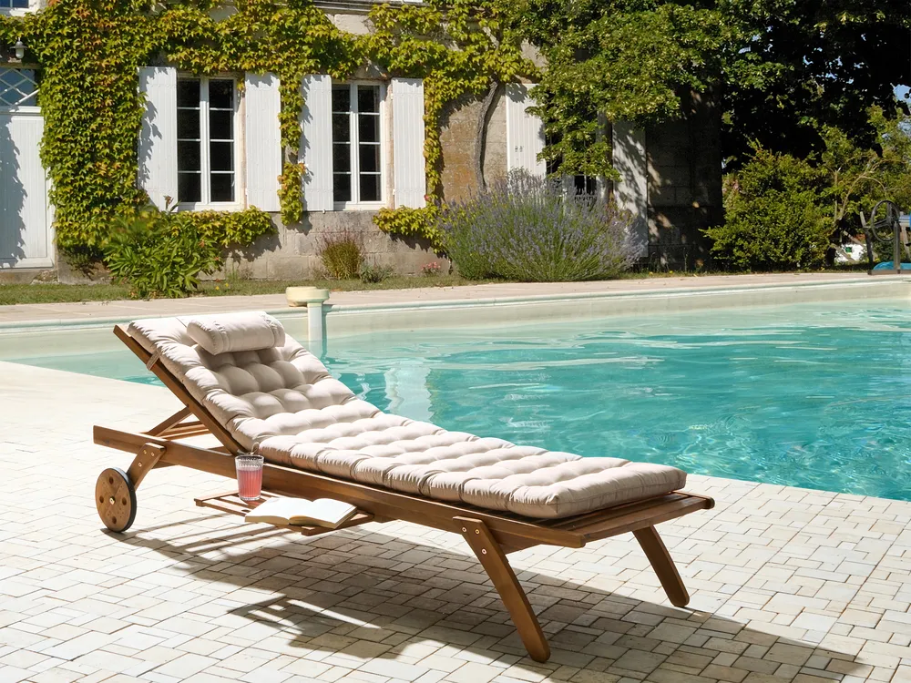 Liegenauflage CESANA PREMIUM 192 x 56 cm Hellbeige