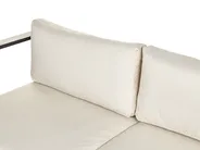 Garten Ecksofa mit Tisch 5-Sitzer MESSINA Grau / Beige linksseitig_878311