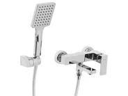 Wandmontierte Bad-Dusch-Mischbatterie BALNEARIO Silber_1000785
