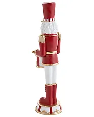Weihnachtsdekoration KINNARI 80 cm Nussknacker Rot / Weiß_1175229