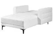 Chaise longue ABERDEEN Kunstleer Wit_1038795