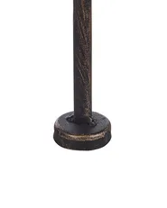 Eckregal SIDERNO 35 cm 158 cm Metall Schwarz_791378