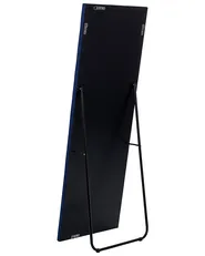 Standspiegel ANSOUIS 150 cm Samtstoff Marineblau_840658