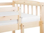 Bunk Bed Pine Wood REVIN 90 x 200 cm (EU Single) Light Brown_699925