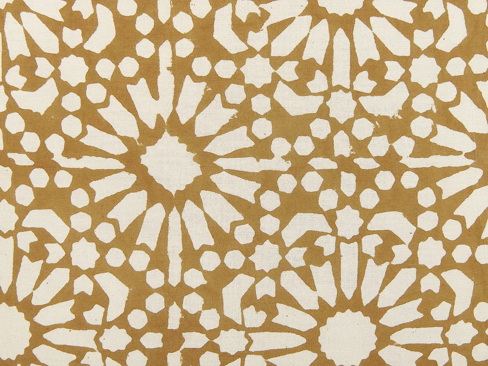 Dekokissen CEIBA 45 x 45 cm Baumwolle Beige Geometrisches Muster_839163