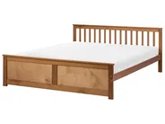 Bett mit Lattenrost Kiefernholz OLENDON 180 x 200 cm Braun_1068597