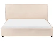 Bed Boucle LAVAUR 160 x 200 cm (EU King Size) Beige_985506